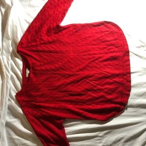 Red sweater